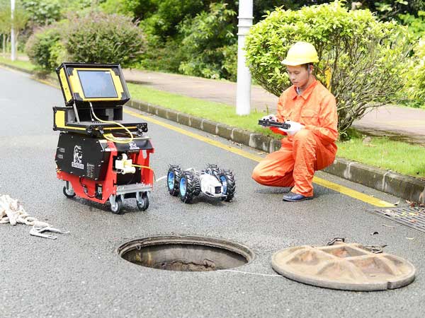 红山街道管道机器人检测