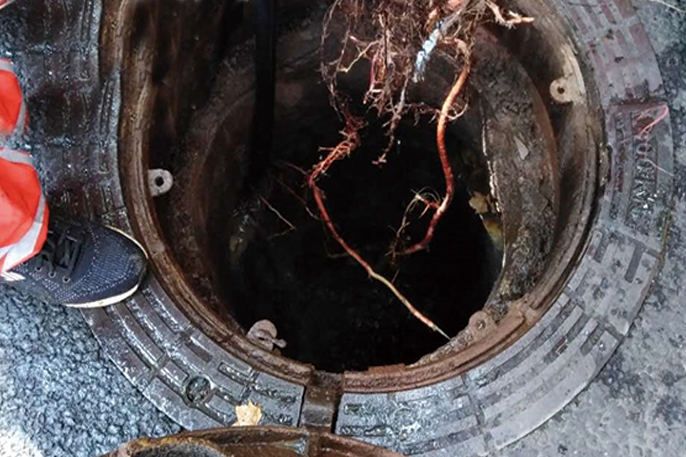 红山街道管道预处理